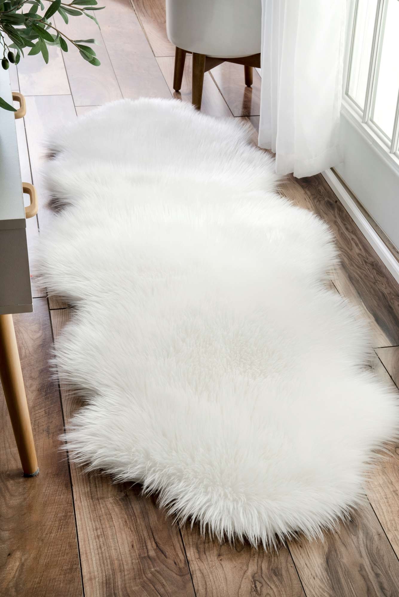 Terrell Solid Faux Sheepskin - Image 1