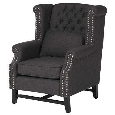 Porter High-Back Club Chair - Grey - Image 0