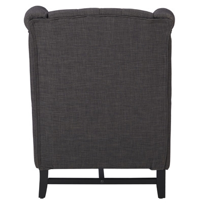 Porter High-Back Club Chair - Grey - Image 3
