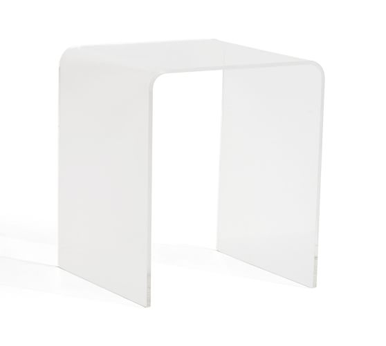Caleb Acrylic Accent Side Table - Image 0