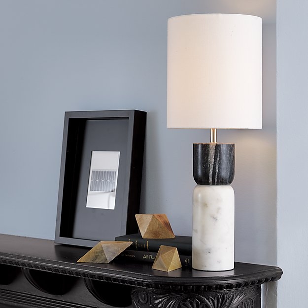 Stacked Marble Table Lamp - Image 3