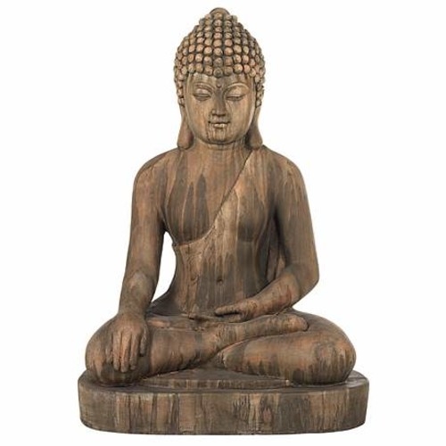 Sitting Buddha 29 1/2" High Outdoor Statue - Image 0