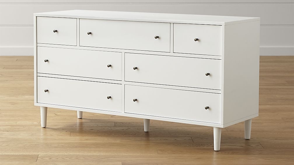 Barnes White 7-Drawer Dresser - Image 4