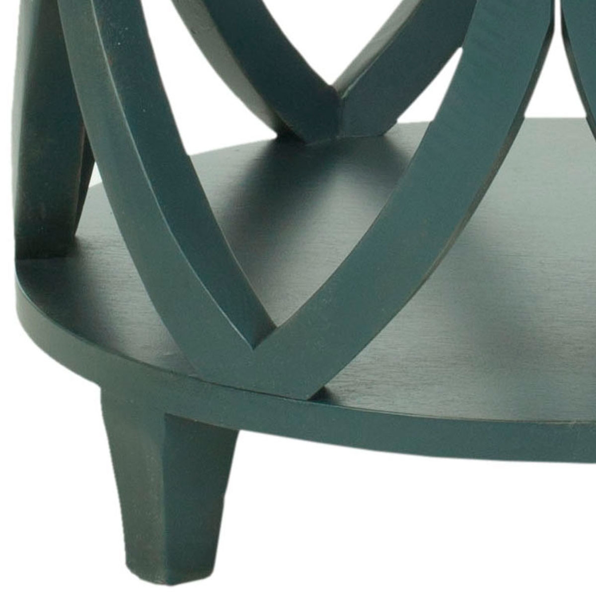 Janika Round Accent Table - Steel Teal - Arlo Home - Image 2