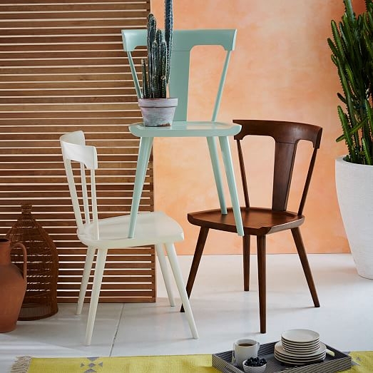 Splat Dining Chair, Pecan - Image 2