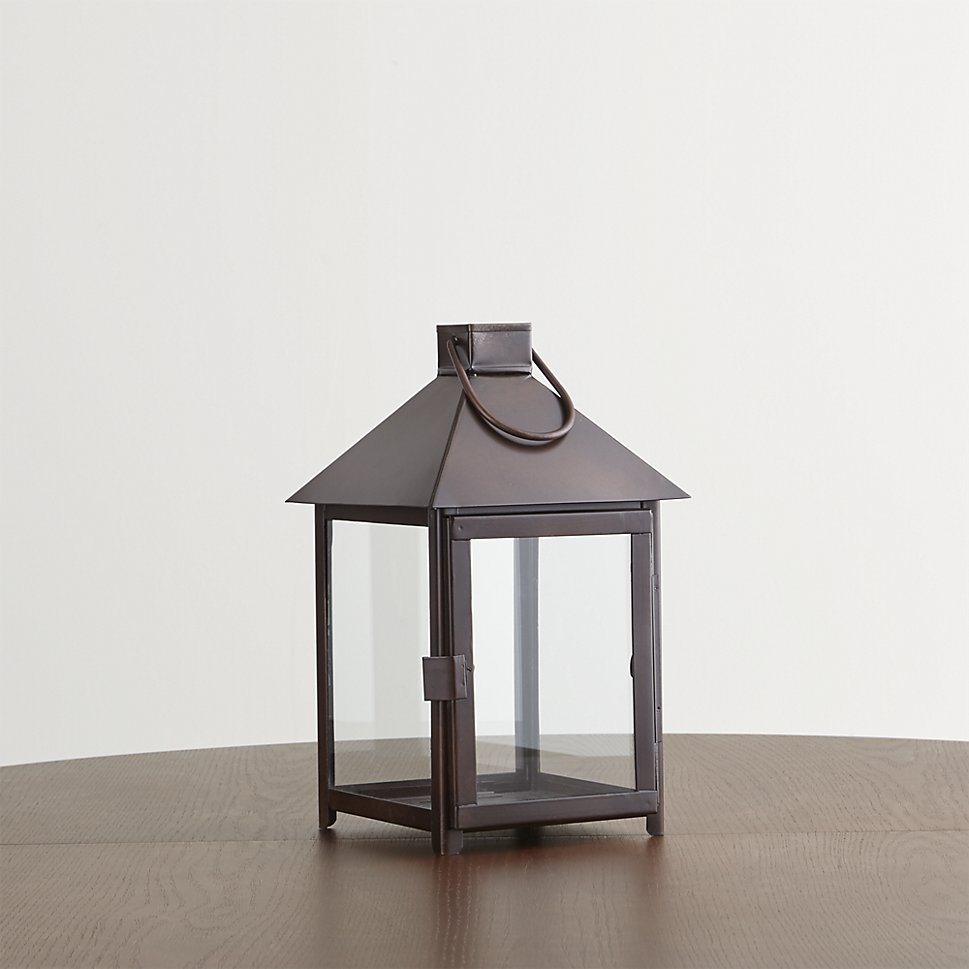 Knox Bronze Metal Lantern -  Small - Image 1