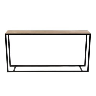 Ansted Console Table - Flat Iron/Maple - Image 0