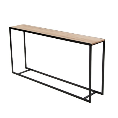 Ansted Console Table - Flat Iron/Maple - Image 1