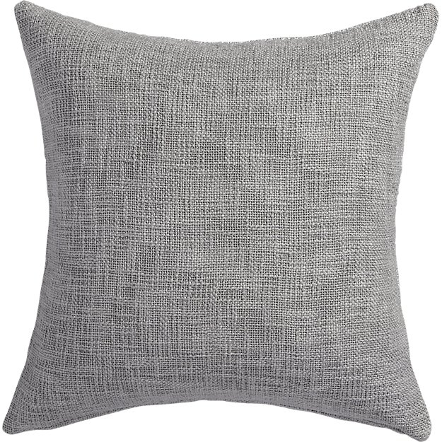 Glitterati 20" silver pillow with down-alternative insert - Image 4