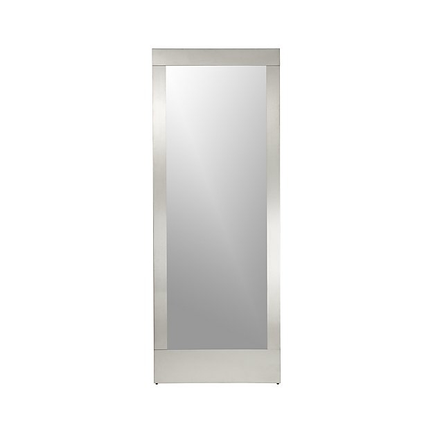 Colby Nickel Floor Mirror - Image 0