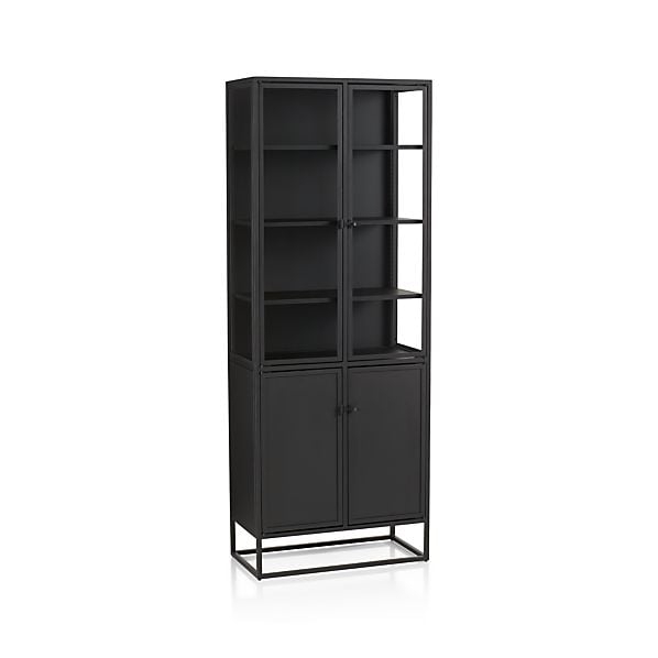 Casement Black Tall Cabinet - Image 0
