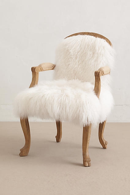 Luxe Fur Occasional Chair - Image 0