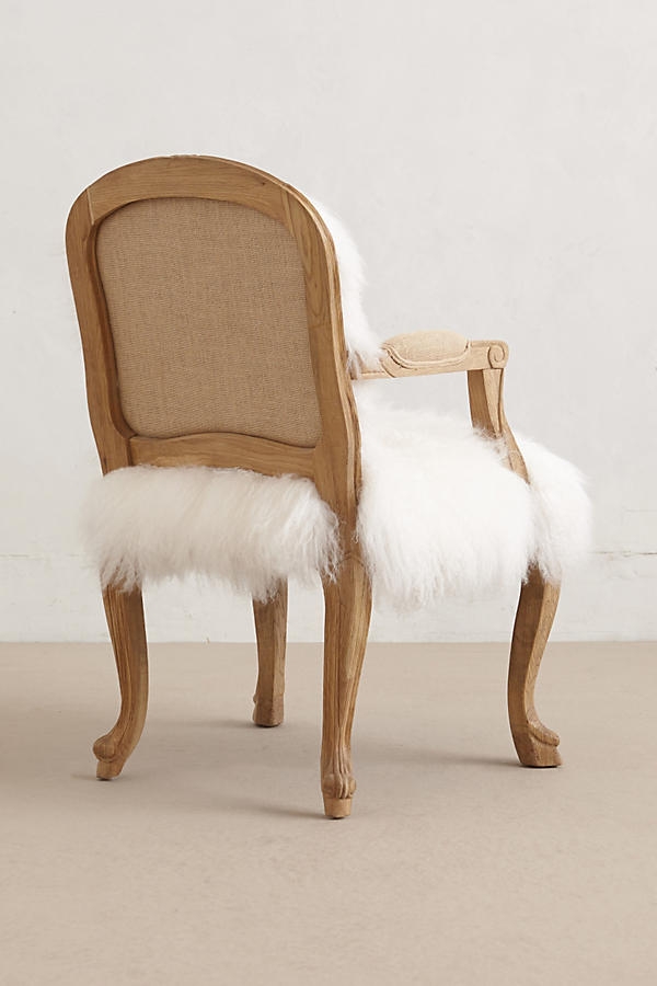 Luxe Fur Occasional Chair - Image 1