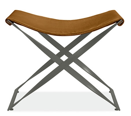 Karr Stool in Leather - Brighton camel - Image 0