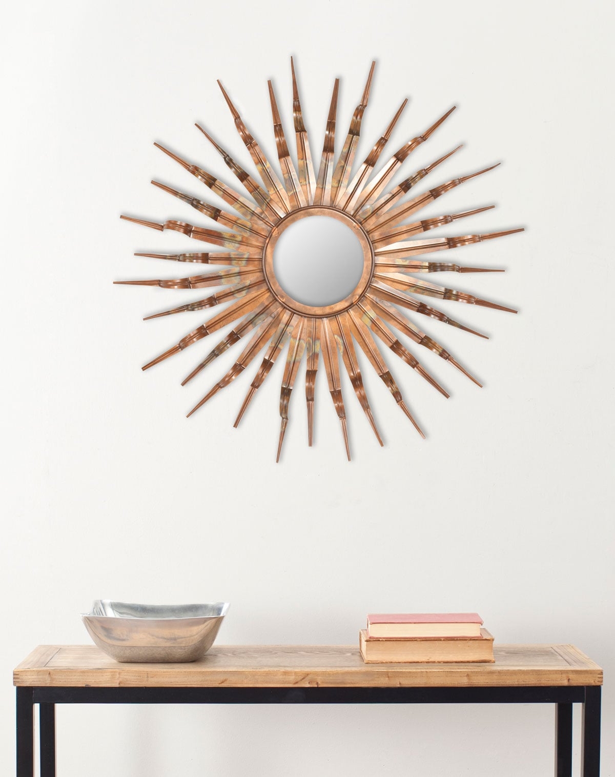Sun Mirror - Burnt Copper - Safavieh - Image 2
