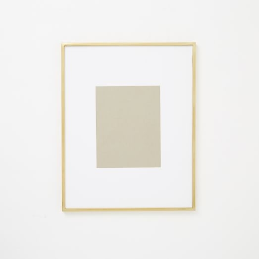 Gallery Frame - Polished Brass - 15.5"x19.5" - Image 0