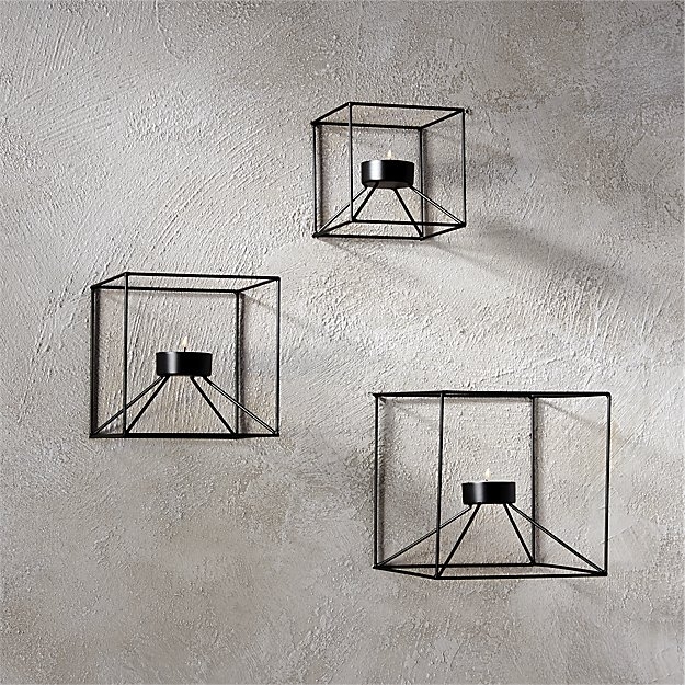 3-piece cubicle wall sconce set - Image 3