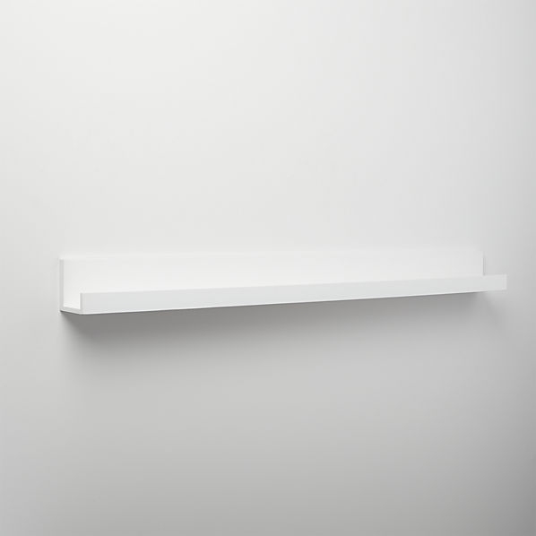 Piano white wall shelf 24" - Image 0