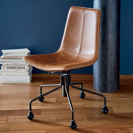 Slope Leather Office Chair - Image 1