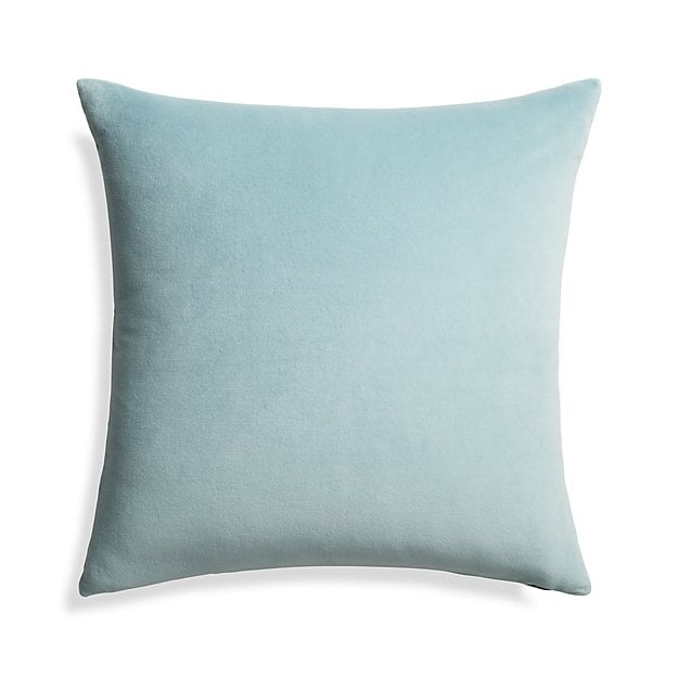 Trevino Aqua 20" Pillow with Down-Alternative Insert - Image 0
