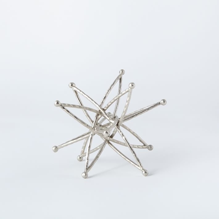 Star Sculpture - Small - Silver - Image 0