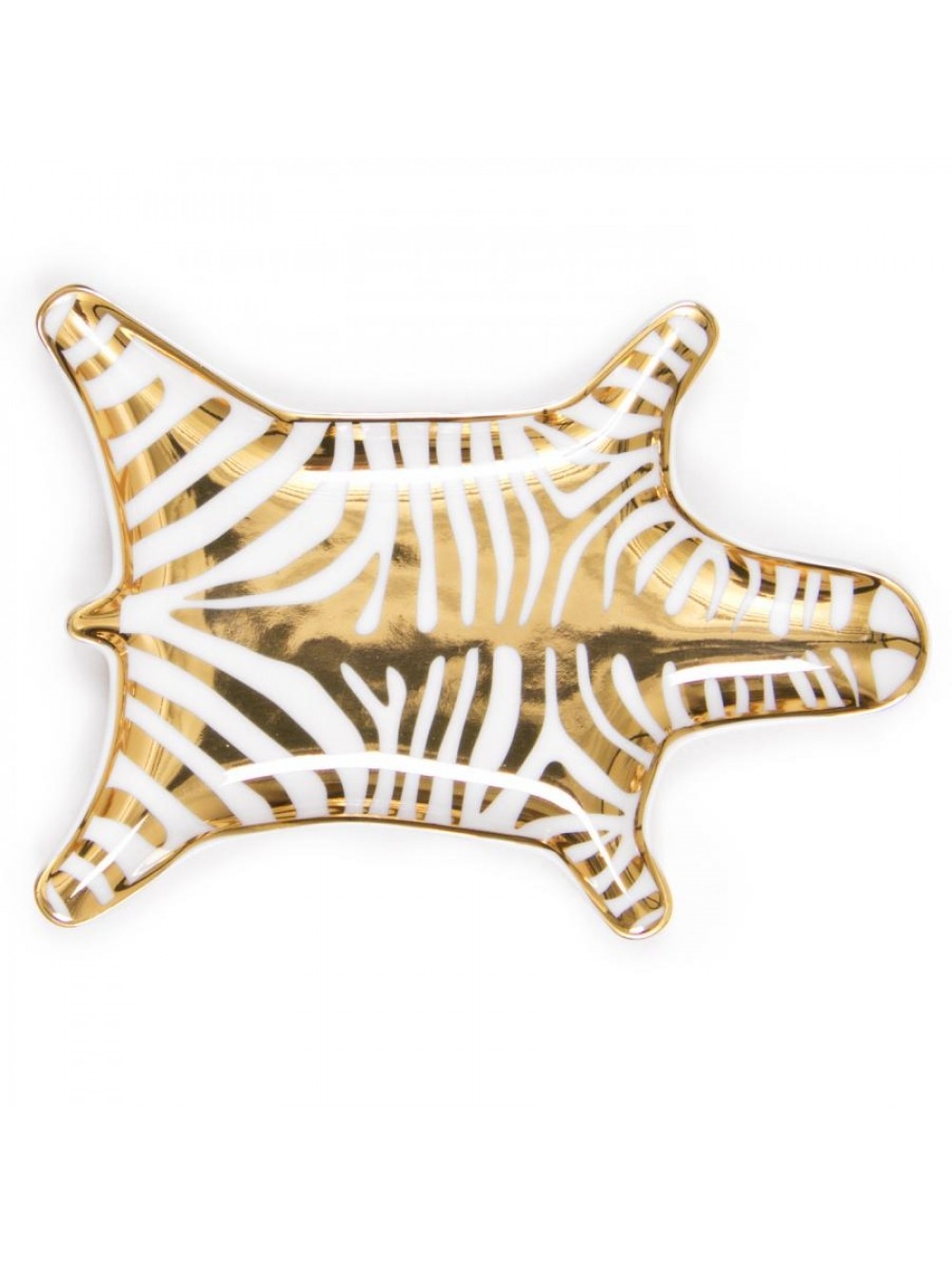 Jonathan Adler Metallic Zebra Dish - Gold - Image 0