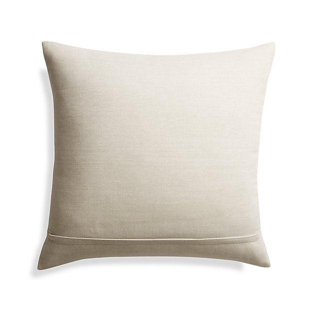 Brant 23" Pillow with Feather-Down Insert - Ivory - Image 2