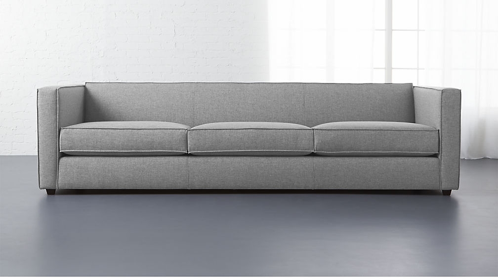 Club grey 3-seater sofa - Taylor grey - Image 4