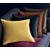 Brenner Yellow 20" Velvet Pillow With Feather - Insert Included - Image 2