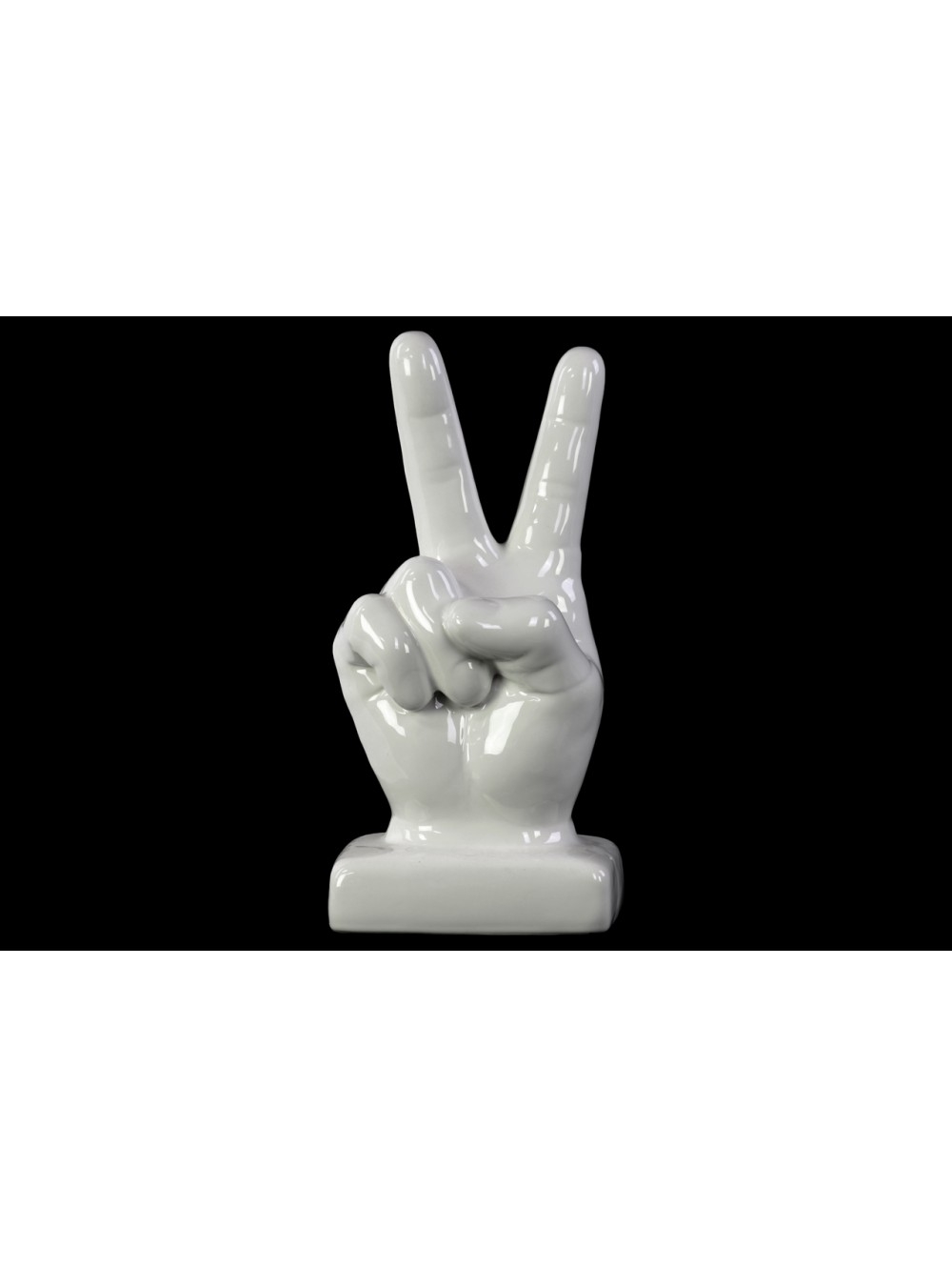 PEACE SIGN, WHITE - Image 0