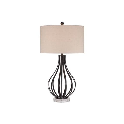 Hyden Metal Open Gourd 28-Inch-H Table Lamp - Image 0