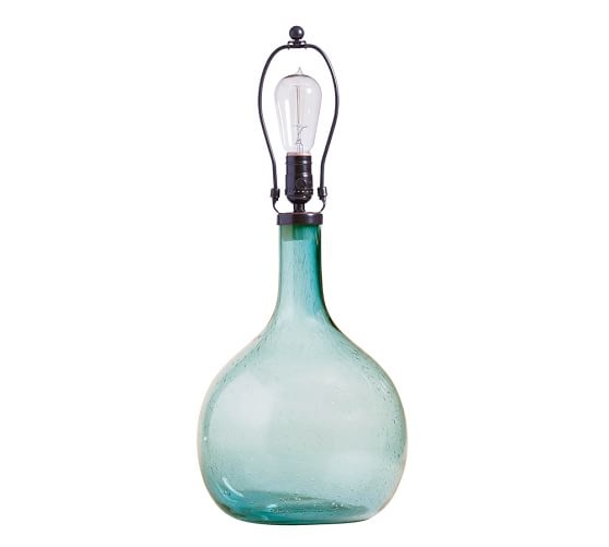 Eva Colored Glass Table Lamp Base - Jade - Image 0