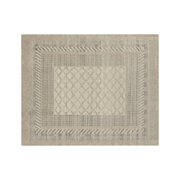 Rosalie Neutral Hand Knotted Oriental Rug - Image 0