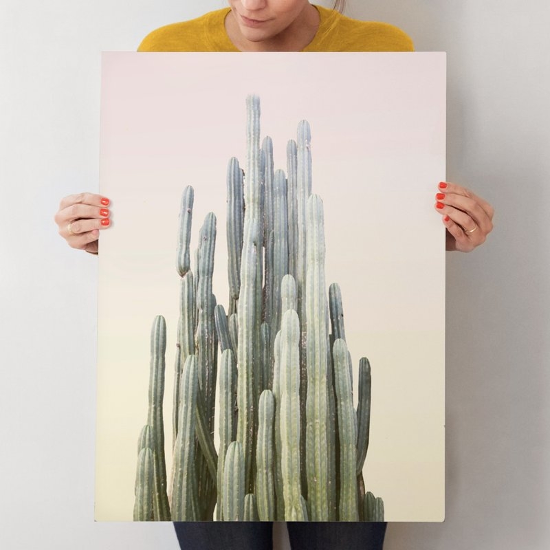 Summer Yellow Cactus - 18" x 24" - Image 3