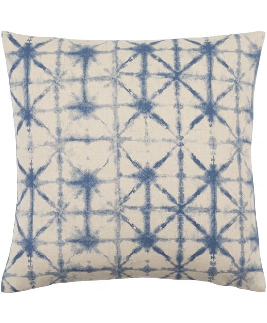 LUANE PILLOW, WATER - 20" x 20" - Polyester Filled - Image 0