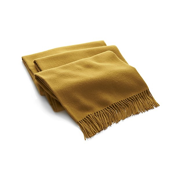 Lima Alpaca Caramel Throw Blanket - Image 0