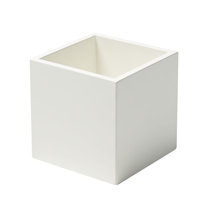 Lacquer Office Accessories - White - Pencil Cup - Image 0