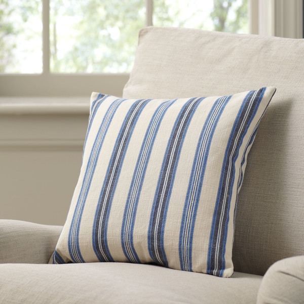 Nottingham Blue Pillow Cover - 18"sq. - Without insert - Image 0