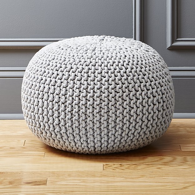 Knitted Pouf - Image 1