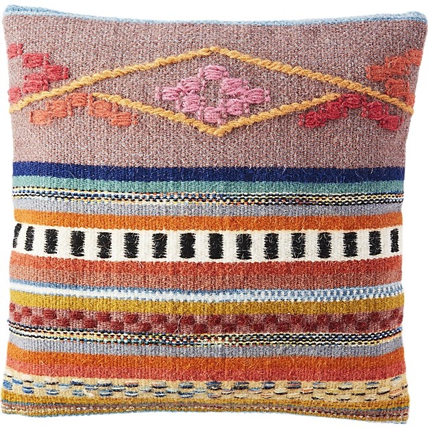 Cusco 16" pillow with feather-down insert - Multicolored - Image 0