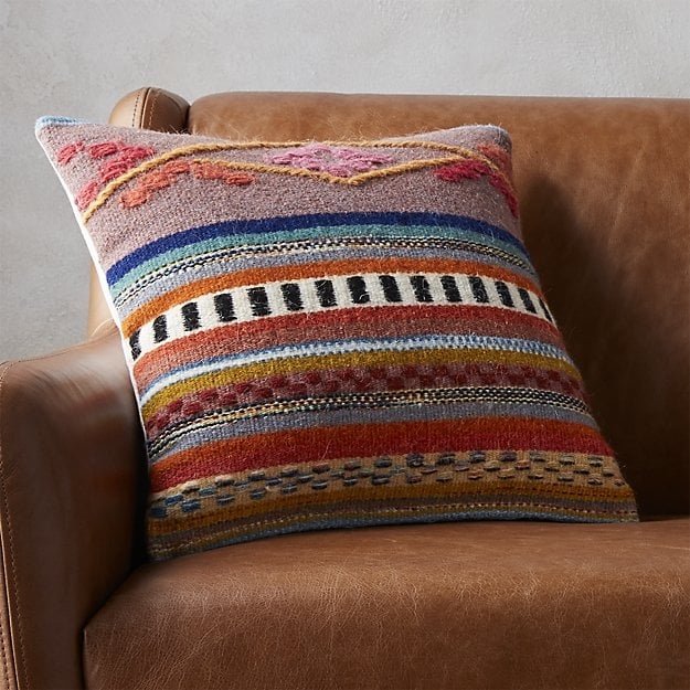 Cusco 16" pillow with feather-down insert - Multicolored - Image 1