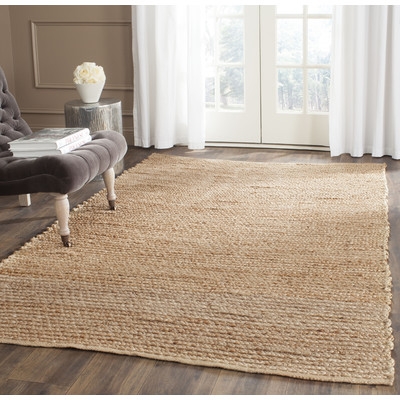 Gilchrist Hand-Woven Beige Area Rugby Beachcrest Home - Image 3