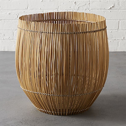 Yuzo Natural bamboo basket - Image 1