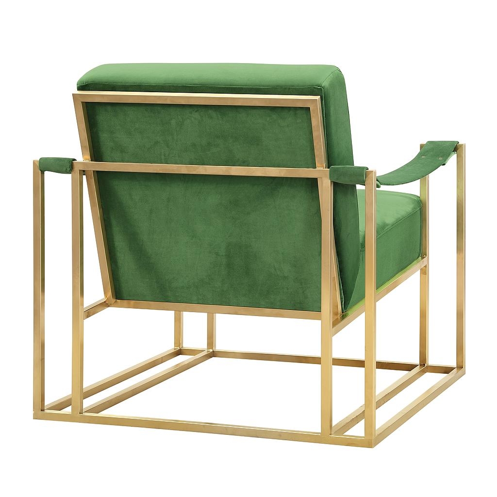 Billy Green Velvet Chair - Image 2