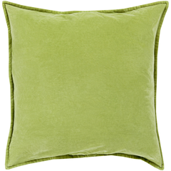 Cotton Velvet Pillow - Down Filler - Image 0