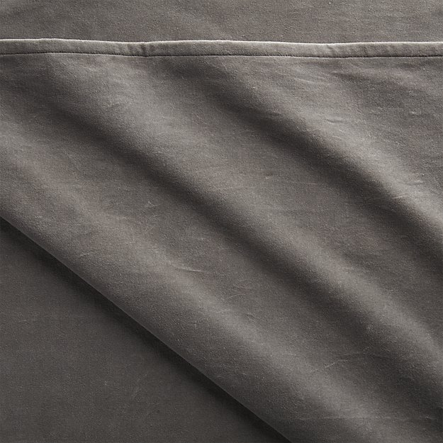 velvet graphite curtain panel 48"x96 - Image 2