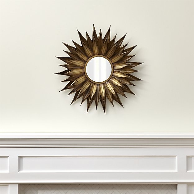 Sunflower Round Wall Mirror - Image 2