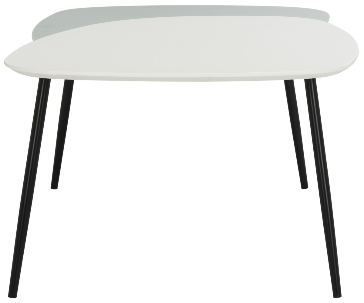 Jasmine Bi Level Coffee Table - White/Grey - Arlo Home - Image 1