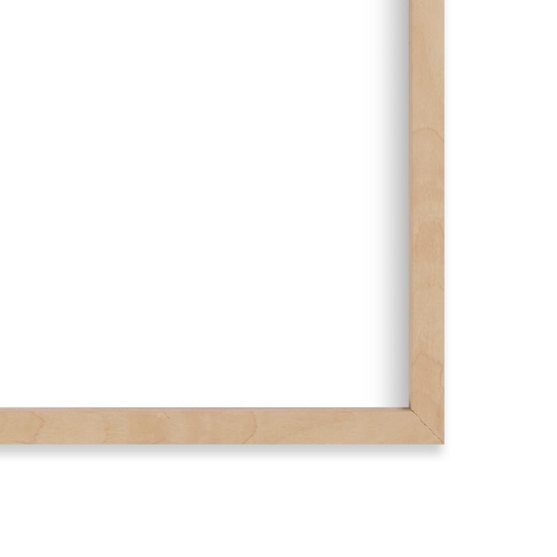 Light in dark - Framed/ Natural Raw Wood Frame - 18" x 24,  with white border - Image 2