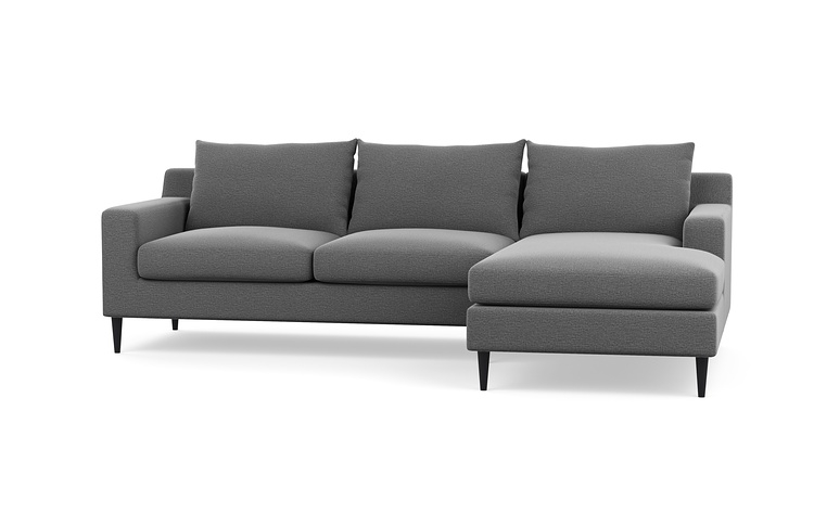 SLOAN FABRIC SOFA WITH RIGHT CHAISE - Image 0